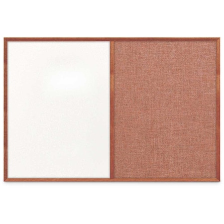 United Visual Products Slim Style Indoor Enclosed Corkboard, 30 UV503SC-BLACK-MEDGRY